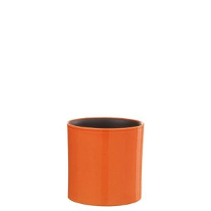 FLOWER POT FLEK CERAMIC ORANGE SMALL