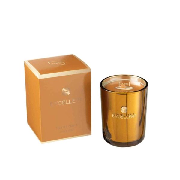 SCENTED CANDLE EXCELLENT GOLDEN HONEY OCHRE SMALL-50U
