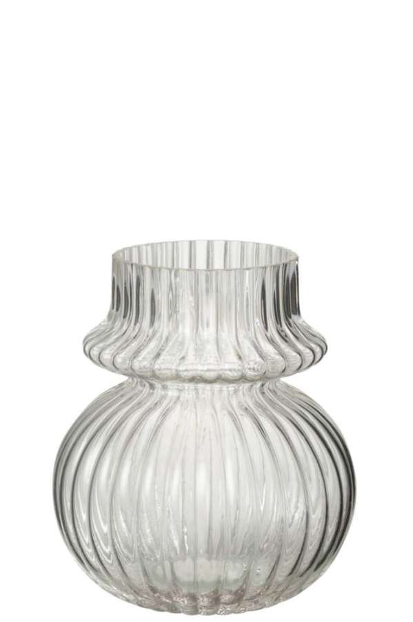 VASE KANO GLASS TRANSPARENT SMALL