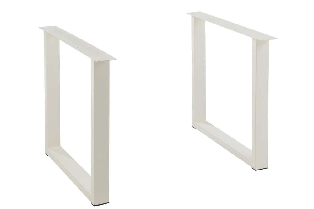 TABLE LEGS RECTANGLE STEEL WHITE
