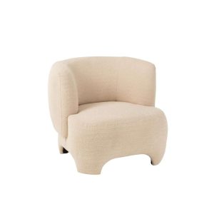 SEAT 1-PERSON KNITTED TEXTILE/WOOD WHITE