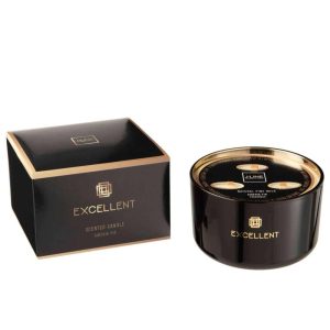 SCENTED CANDLE EXCELLENT SIBERIA FIR BLACK LARGE-40U