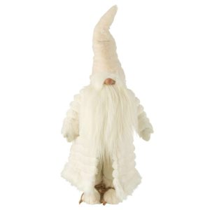 GNOME PADDED COAT TEXTILE CREAM/BROWN LARGE
