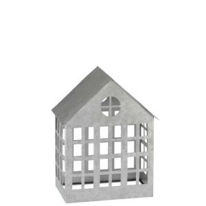 CANDLEHOLDER HOUSE DELTA IRON SILVER