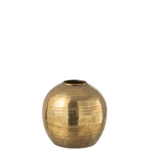 VASE ARYA METAL GOLD SMALL
