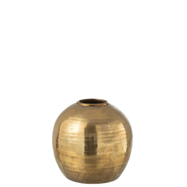 VASE ARYA METAL GOLD SMALL