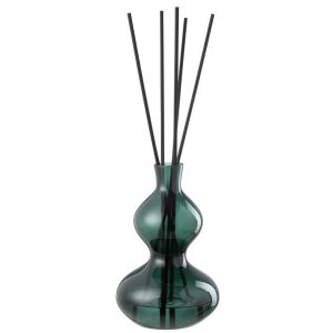 SCENTED OIL CEDAR BREEZE GLASS DARK GREEN LARGE
