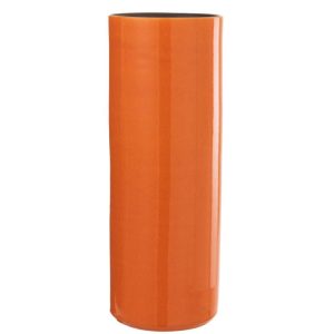 VASE FLEK CERAMIC ORANGE LARGE