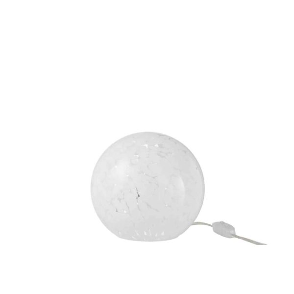 LAMP DANY SPOTS ROUND GLASS WHITE SMALL