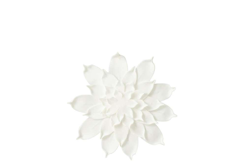 FLOWER WALL HANGER EVA WHITE SMALL