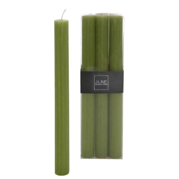 BOX 6 TABLE CANDLE GRASS -9H