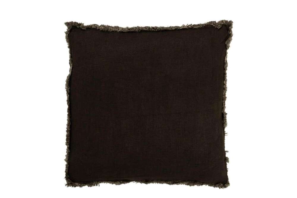 CUSHION FRINGE SQUARE COTTON GREEN