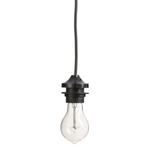 SOCKET PLASTIC BLACK