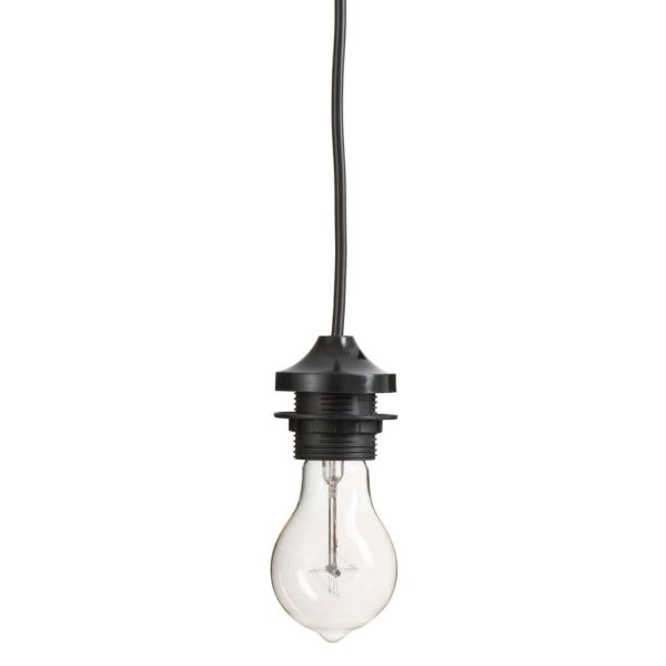 SOCKET PLASTIC BLACK