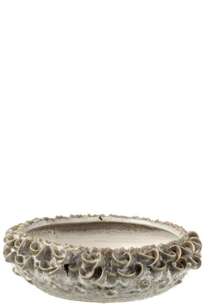 DISH VIDA ROUND CERAMIC GREY/BLUE