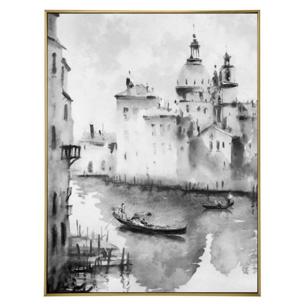 Maleri m/ramme 90x120cm