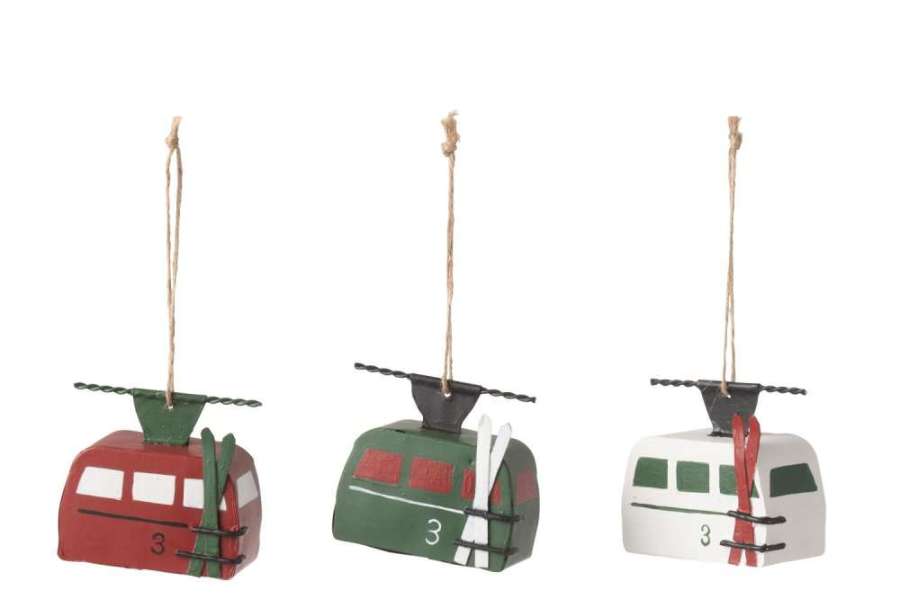 HANGER CABLE CAR RECTANGLE METAL MIX ASSORTMENT 3