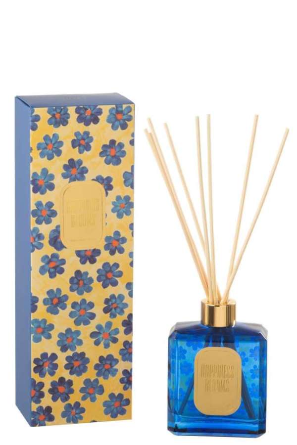 SCENTED OIL FLOWERS BLUE/YELLOW