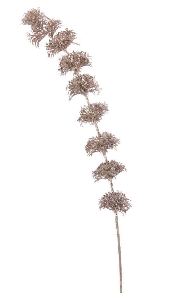 BRANCH BELLS OF IRELAND+GLITTERS PLASTIC PINK