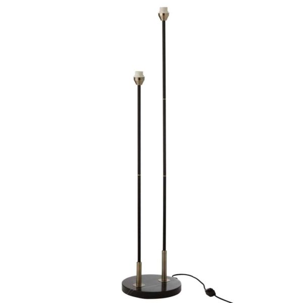 BASE FLOORLAMP BOLLIE STEEL/MARBLE BLACK