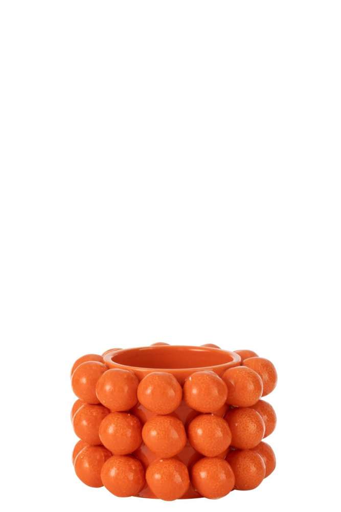 FLOWERPOT ORANGES CERAMIC ORANGE SMALL