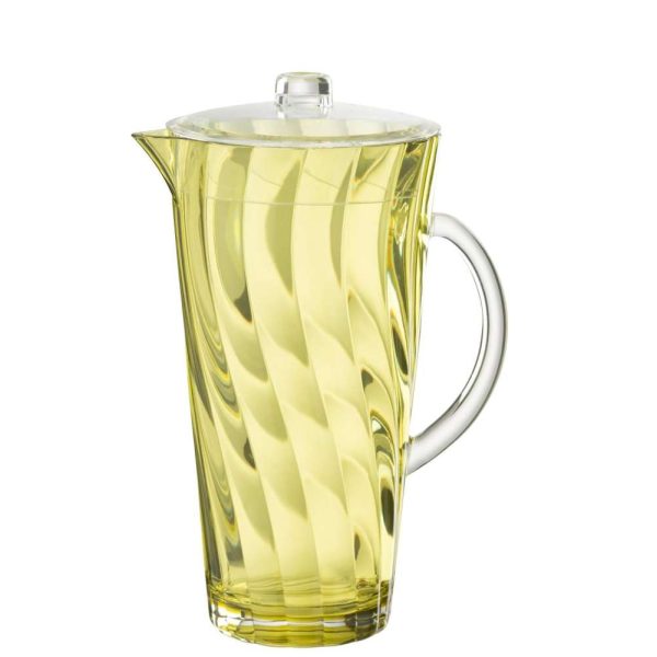 PITCHER WAVE PLASTIC YELLOW