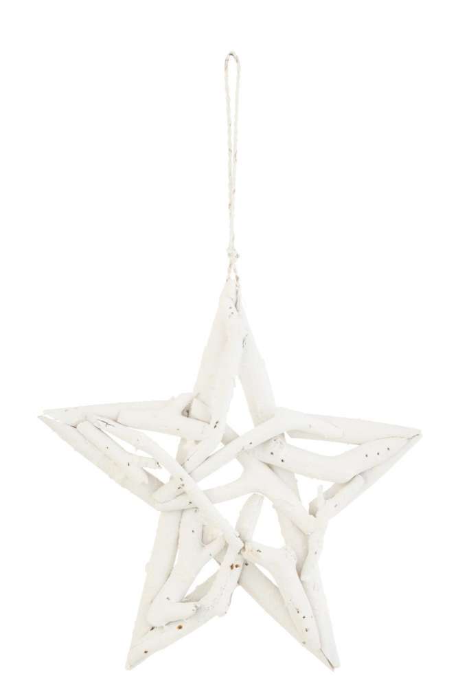 HANGER STAR DRIFTWOOD WHITE LARGE