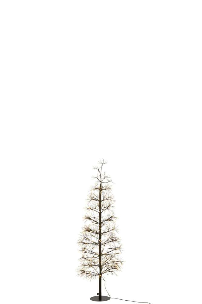 TREE LED WARM WHITE LIGHTS IRON BLACK MEDIUM