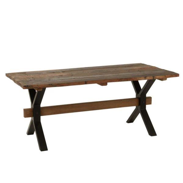 TABLE VINTAGE WOOD BROWN