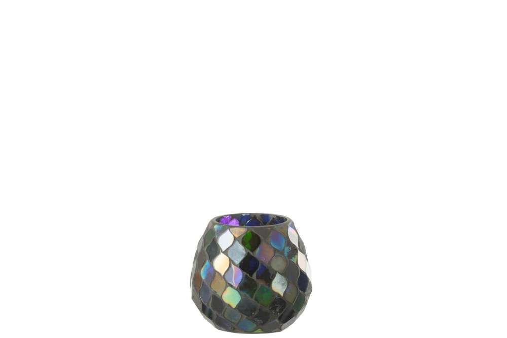 HURRICANE MOSAIC GLASS PURPLE MEDIUM