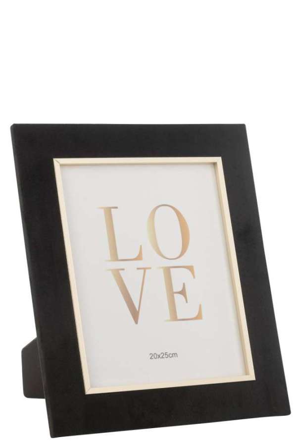 PHOTO FRAME DITA VELVET BLACK LARGE