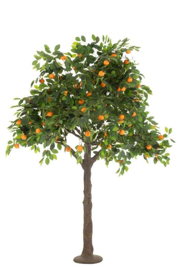ORANGE TREE POT ARTIFICIAL GREEN