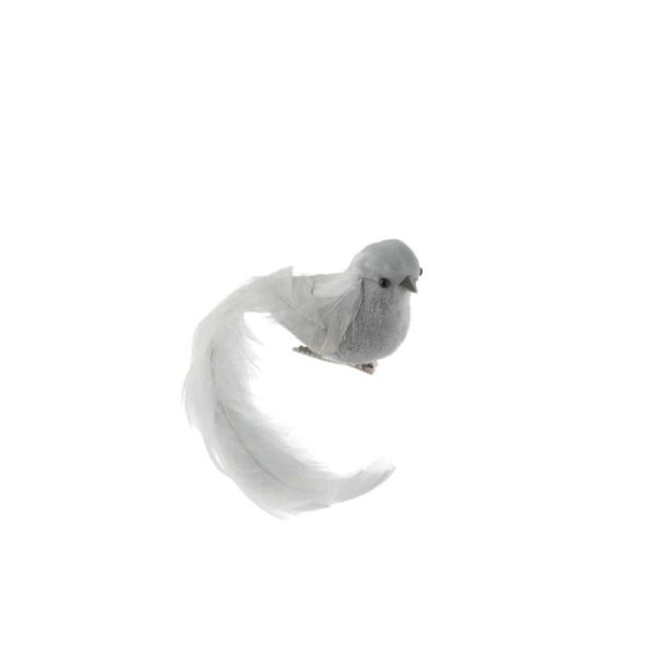 BIRD+CLIP FEATHERS GREY ASSORTMENT OF 3