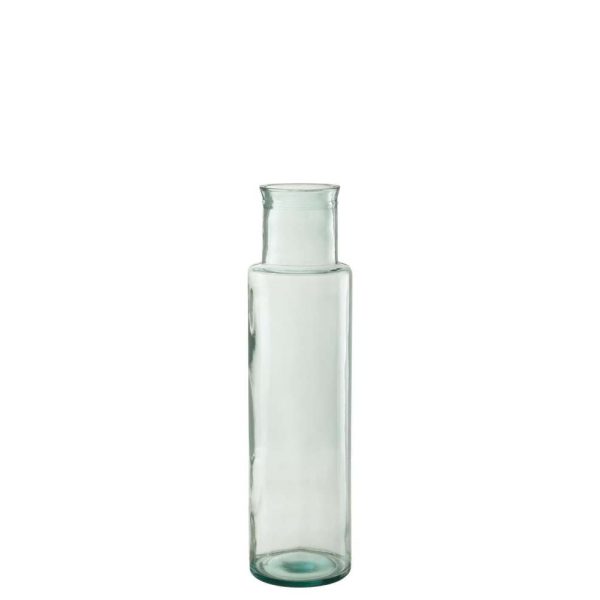 VASE CYLINDER RECYCLED GLASS LARGE