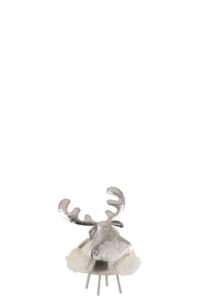 DEER METAL/TEXTILE SILVER/WHITE SMALL