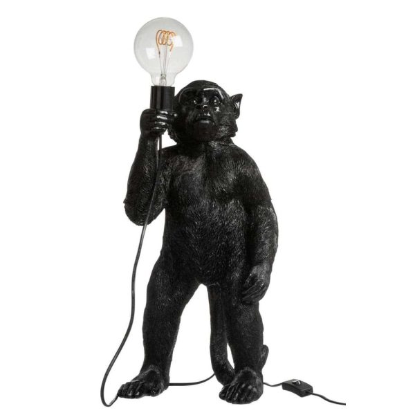 LAMP APE STANDING POLYRESIN BLACK