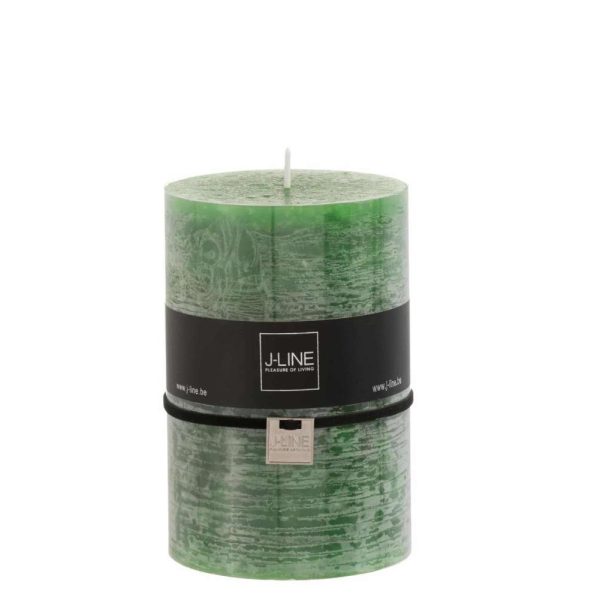 CYLINDER CANDLE LIGHT GREEN XL -95H