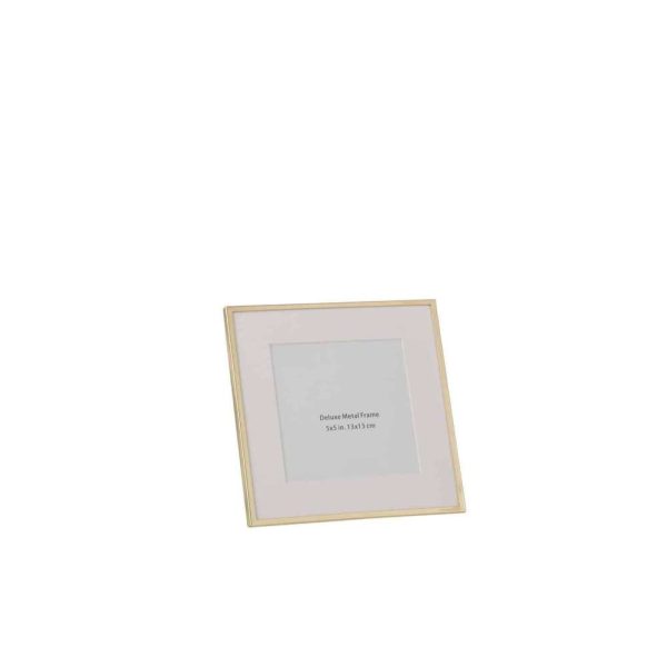 PHOTO FRAME PASSE PARTOUT FNE BORDER 13X13 METAL GOLD