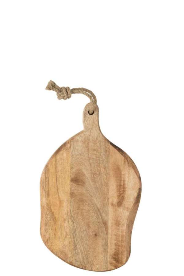 CUTTING BOARD OVAL ORGANIC WOOD SMALL
