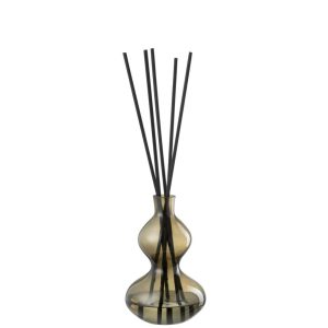 SCENTED OIL OLIVE&FRANKINCENSE GLASS GREEN SMALL
