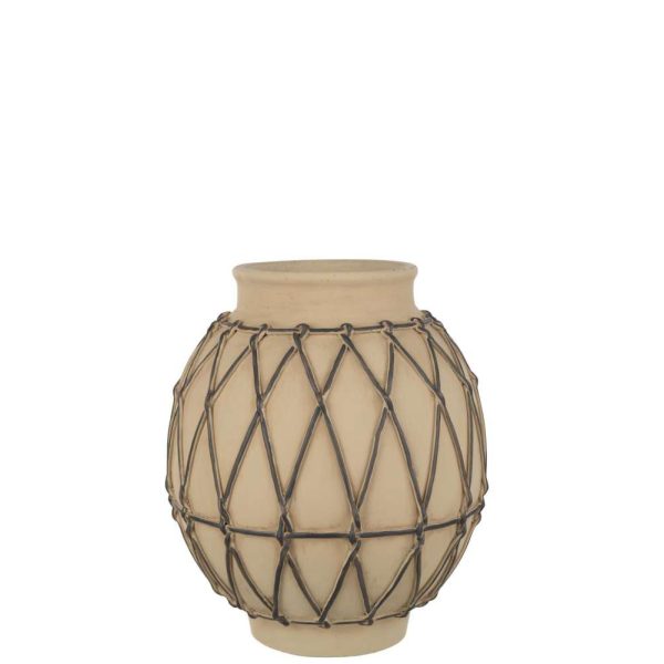 FLOWERPOT BERBER CEMENT BEIGE LARGE