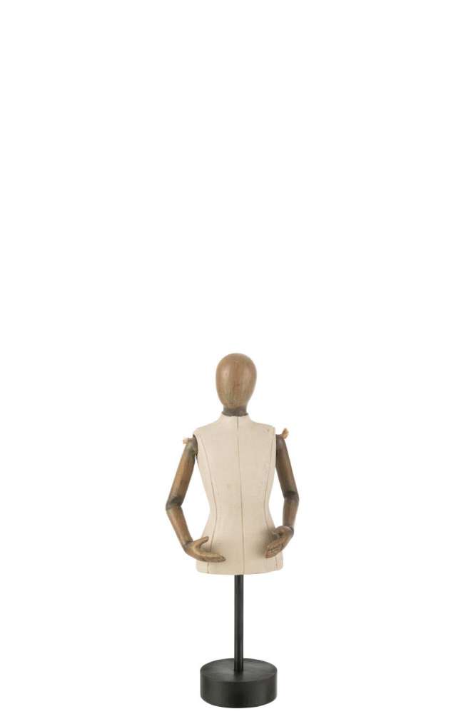 BUST POLY BEIGE/BROWN SMALL