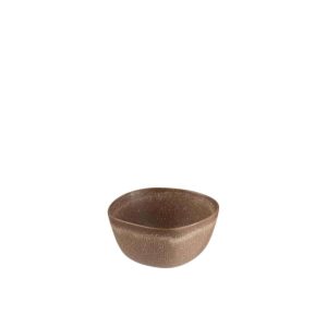 BOWL LOUISE CERAMIC COGNAC SMALL