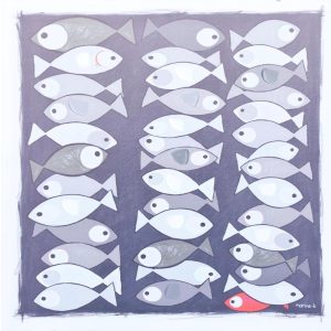 Maleri 60X60Cm