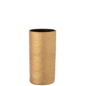 VASE GATSBY CERAMIC GOLD MEDIUM