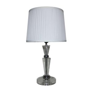 Lampe, bordlampe, stuelampem/ skjerm i Krystall Liten -15X15X37cm