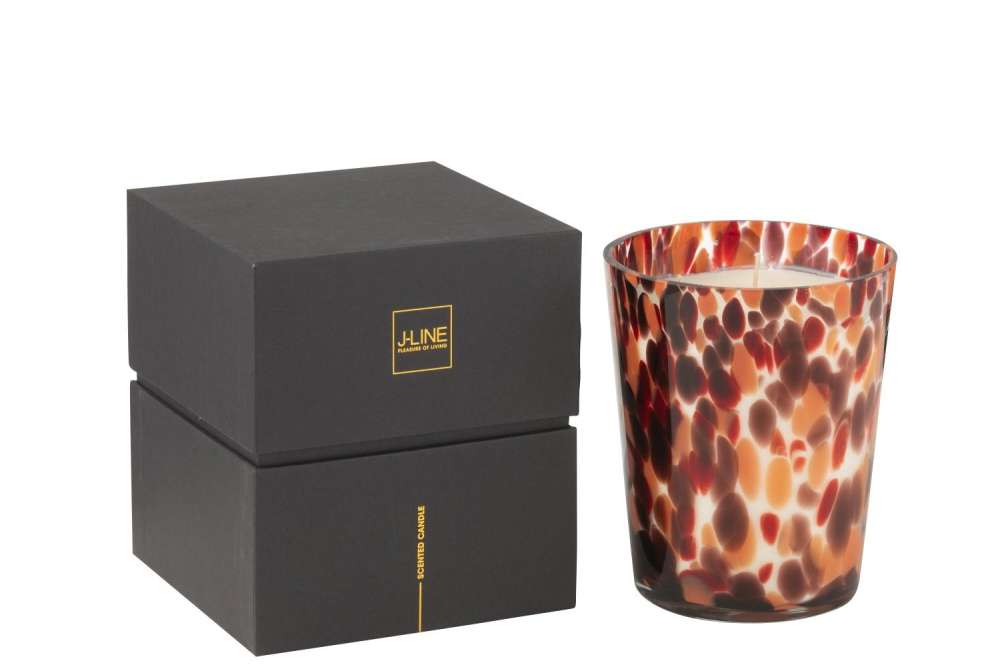 SCENTED CANDLE NOA RED MIX MEDIUM-68 HOURS