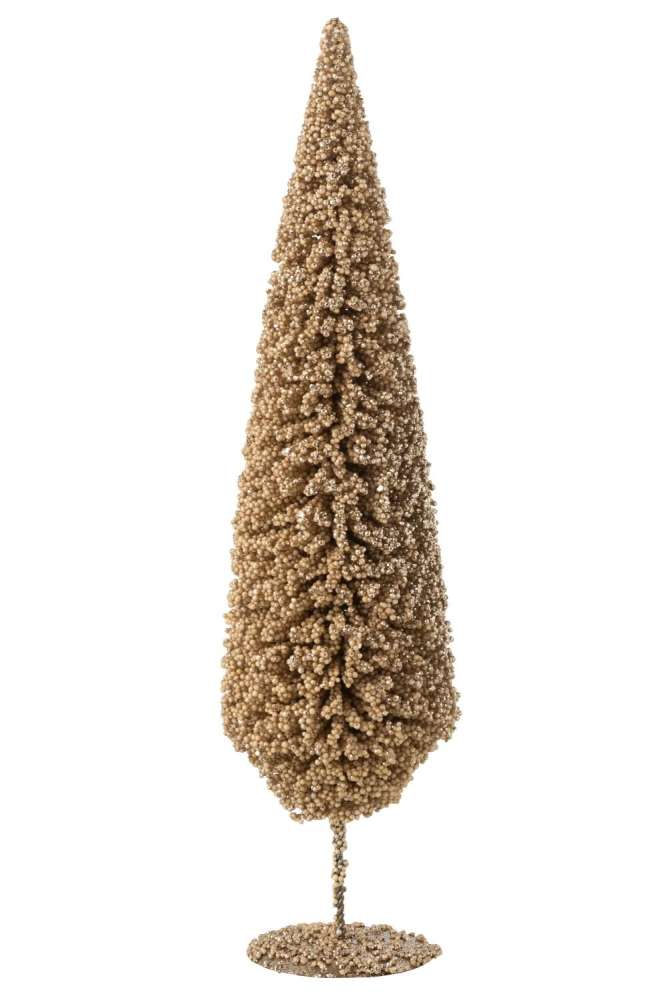 CHRISTMAS TREE PET CHAMPAGNE COLORED LARGE