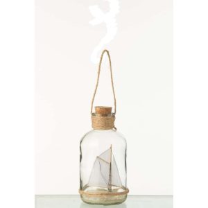 SHIP IN A BOTTLE GLASS MEDIUM