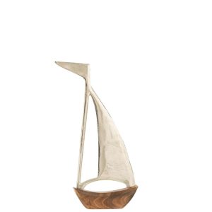 BOAT ALUMINIUM/MANGO SILVER/NATURAL SMALL